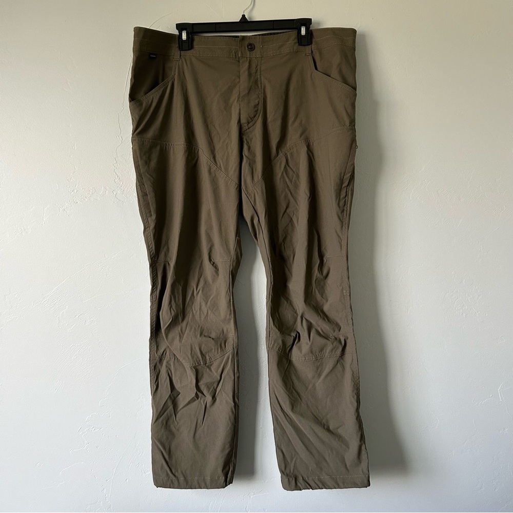 Kuhl Renegade Rock Tapered Pants Burnt Olive Size 40 Hiking Outdoor Gorpcore